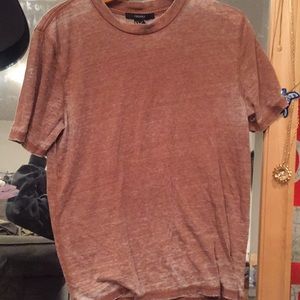 Burnt orange tee shirt